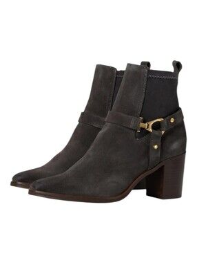 Andre Assous Royal Charcol Suede Boots Size 9